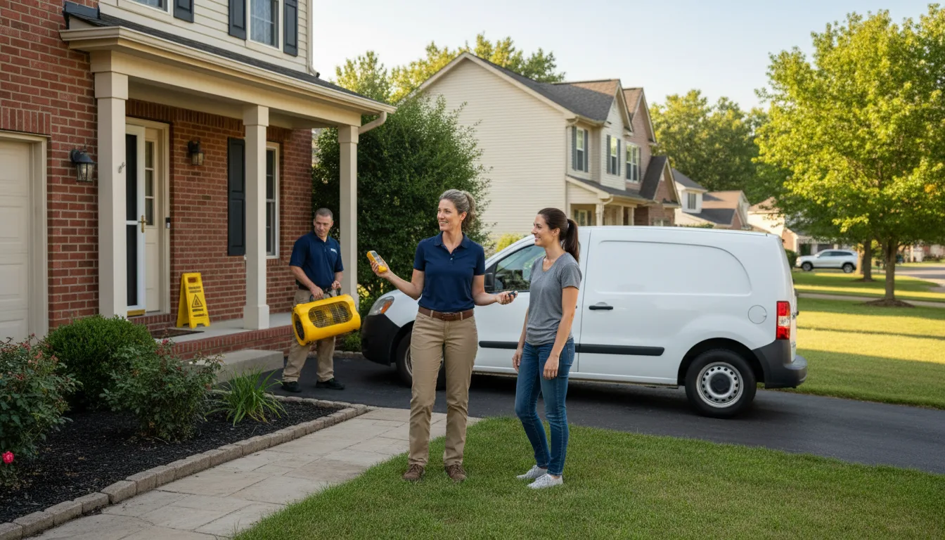 Residential water damage restoration in Dowagiac, MI